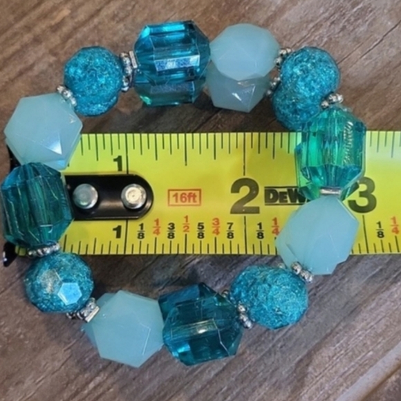 Multicolored Stretchy Beaded Bracelets, Cross, I Believe Christian Jesus Fish - Picture 4 of 7